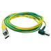A yellow and green ground wire-monitor